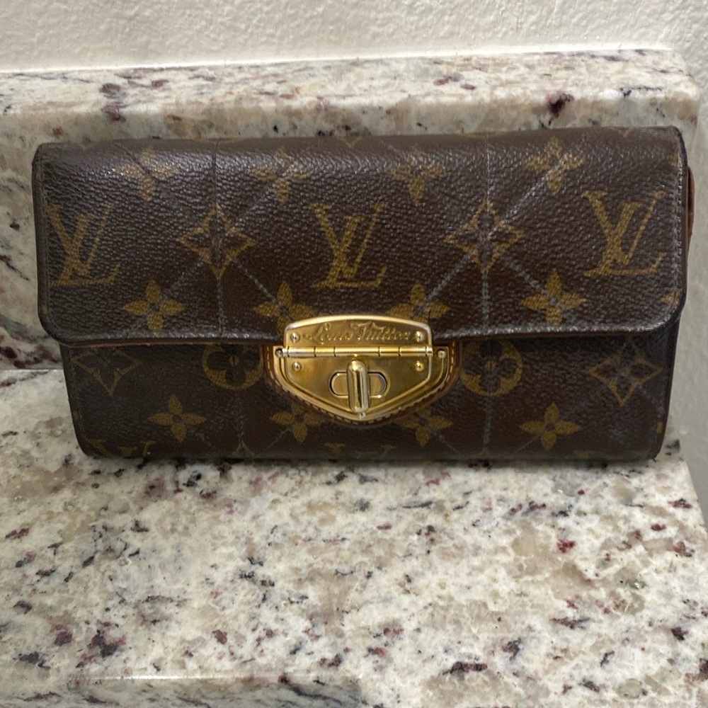 LOUIS VUITTON MONOGRAM CANVAS ETOILE SARAH WALLET - Picture 6 of 12